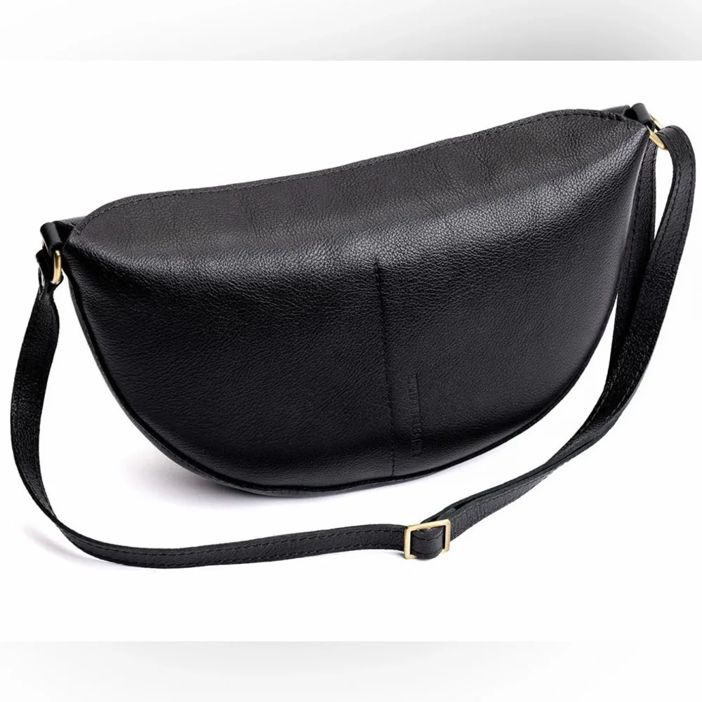 Portland Leather Large Koala Sling Bag – Black – Brand New in Box